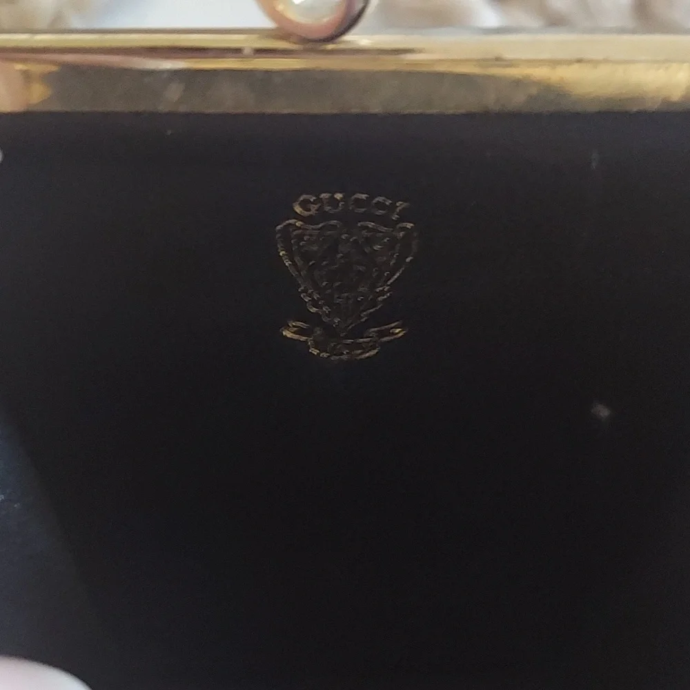 Authentic Gucci coin pouch vintage kisslock - Picture 5 of 7